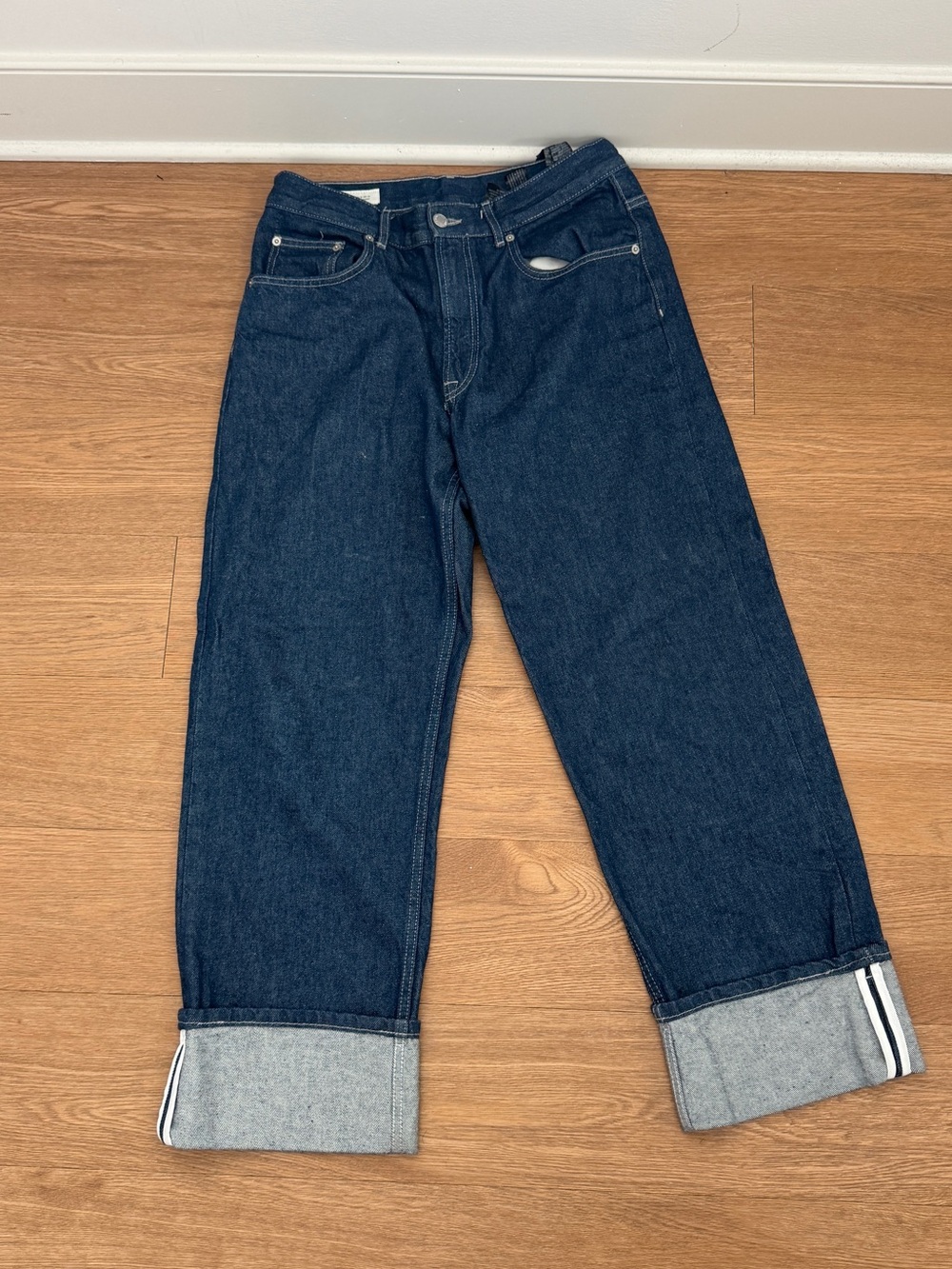Zara Dark Blue Bootcut Jeans
